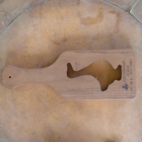 Vintage 80s Longaberger Design wooden goose butter paddle farmhouse  Grandmacore - Picture 1 of 3